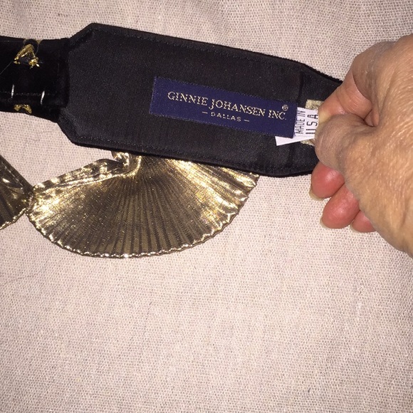 Vintage Gianni Johansson dressy suede belt main image 4